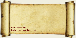 Trnjina Blaževac vizit kartica